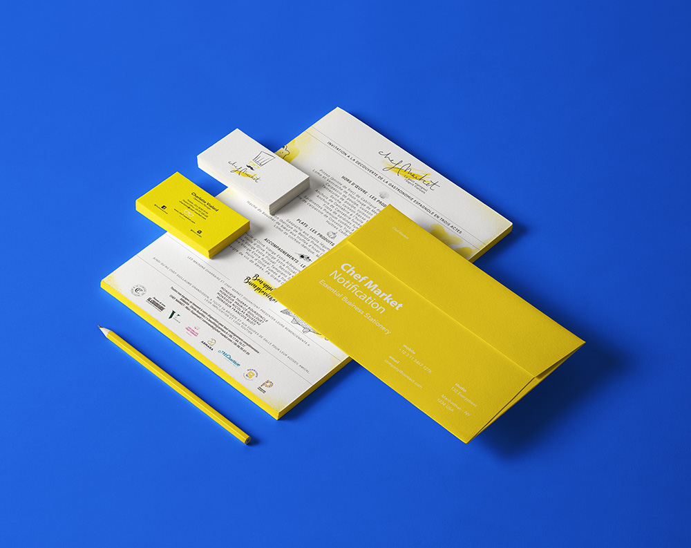 Chef Market — stationery