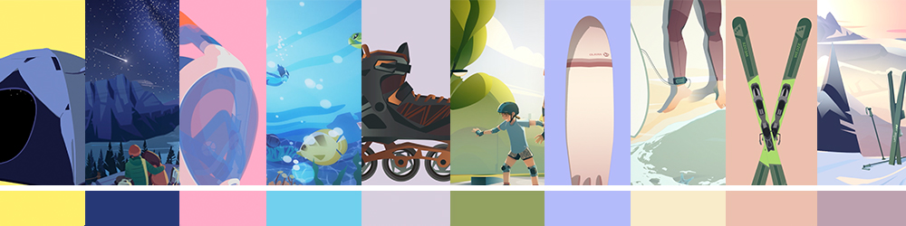 Decathlon — color script