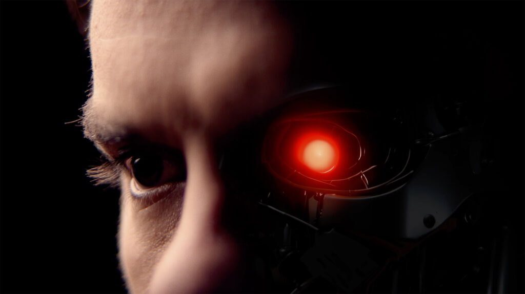 Kuikma — robot eye close-up