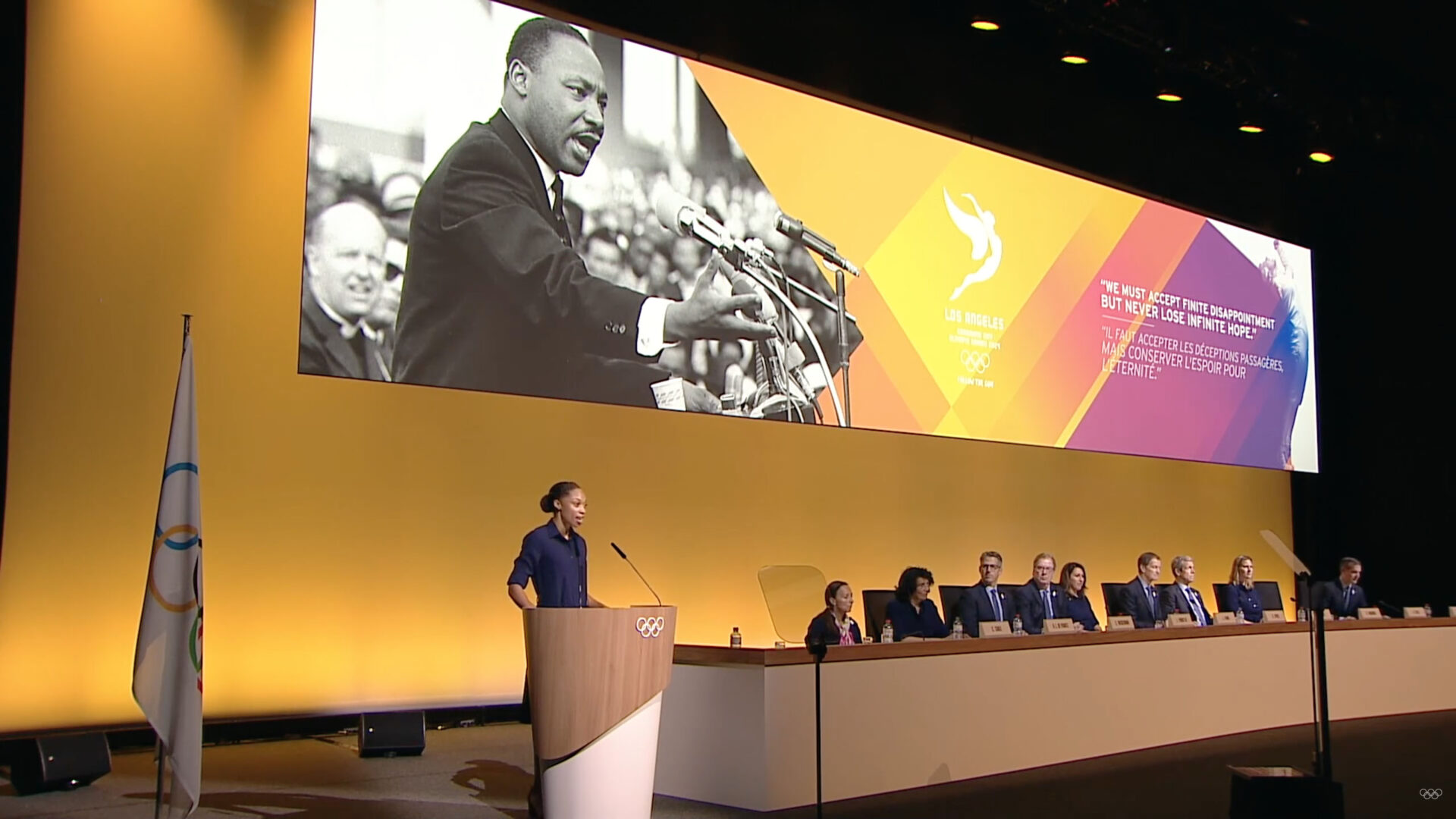 LA 2028 — speaker stage