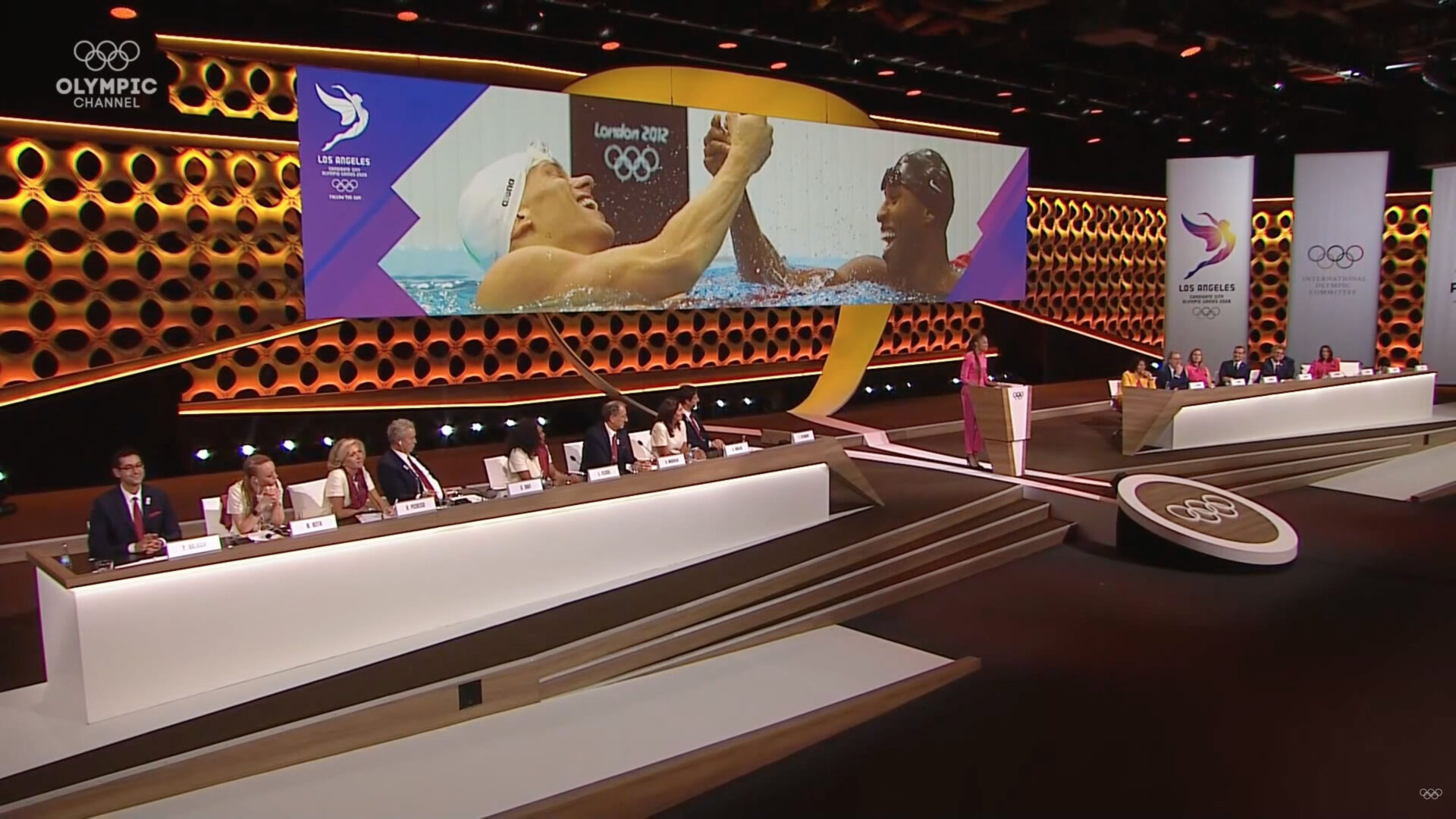 LA 2028 — speaker stage