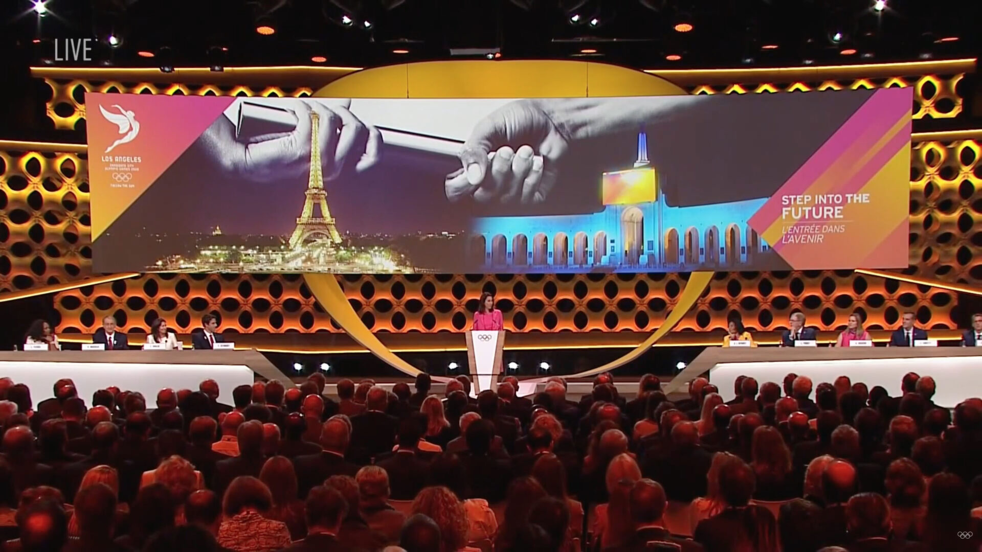 LA 2028 — speaker stage