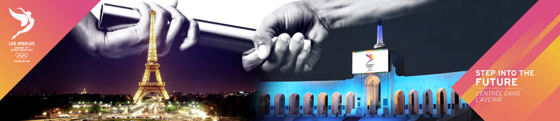 LA 2028 — bid banner