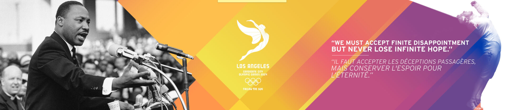 LA 2028 — bid banner