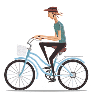 Linq3 — cyclist animation