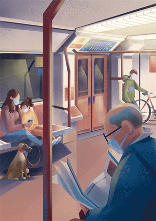 Metro Madrid — Genérica animation