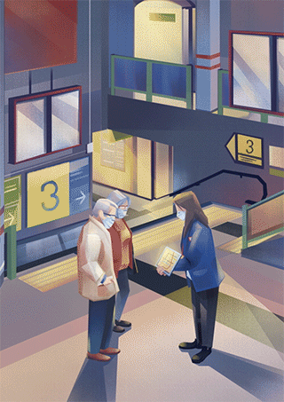Metro Madrid — Personas Mayores animation