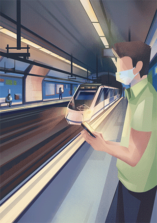 Metro Madrid — Conectividad animation