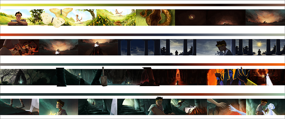 Orpheus — color script
