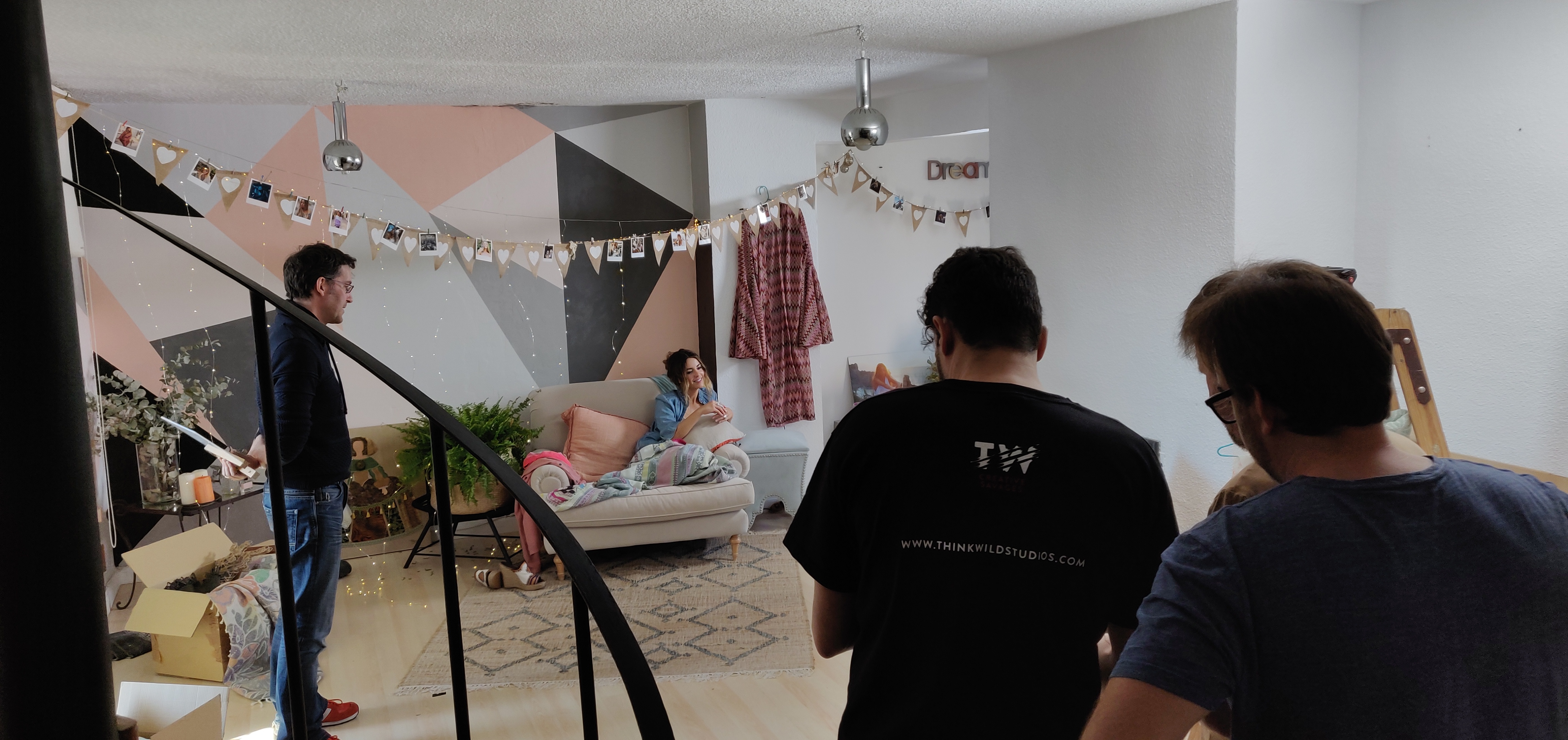 Sofía Ellar — behind the scenes