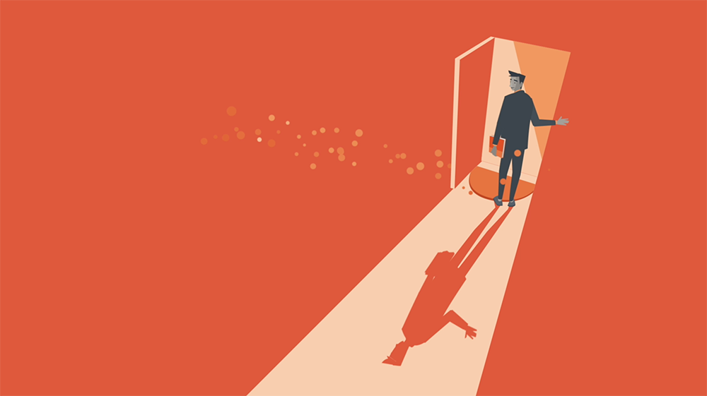 Temps — orange door