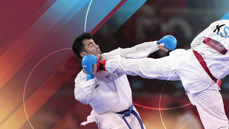 WKF — karatekas animation