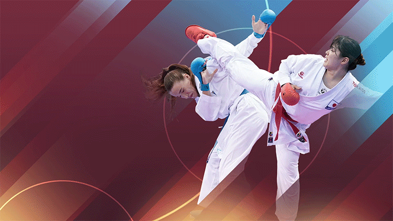 WKF — karatekas animation